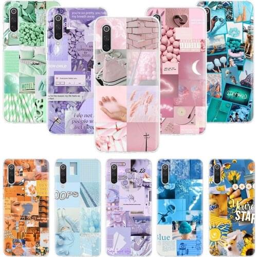 Aesthetic Collage Cute Abstract Art Phone Case For Xiaomi Mi Note 10 11 9 8 10T 9T CC9 A1 A2 A3 5X 6X Pocophone F1 X3 F2 Pro Lit