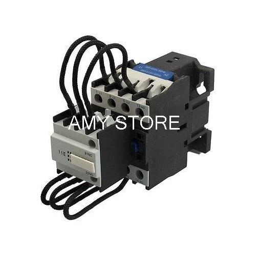 CJ19-32 Ui 500V 380V Coil 32A 3 Pole 1NO Changeover Capacitor AC Contactor