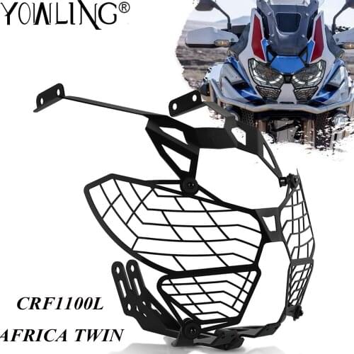 For HONDA CRF1100L AFRICA TWIN ADVENTURE SPORTS 2019 2020 2021 Motorcycle Headlight Protector Cover Grill Head light Protection