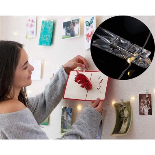 1-10M USB LED String Lights Garland Battery Operated Holiday Gift New Christmas Decoration Home Room Photo Clip Fairy Light 5Z