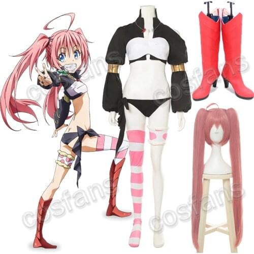 Anime Milim Nava Cosplay Costume That Time I Got Reincarnated as a Slime Cosplay Sexy Bikini Set Tensei shitara Slime Datta Ken