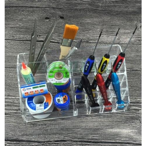 Mobile phone repair plastic boxes tool boxes screw receive a case with the original box parts box components