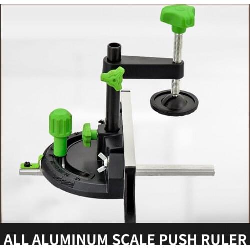 Table saw push handle Push ruler Angle plate Angle ruler Woodworking DIY accessories Guide ruler table saw push material
