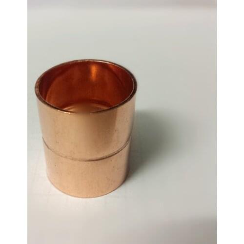 1/4 " 6.35mm red copper Coupling/Straight Coupling brass fitting refrigeration parts air condition fittings pipe fitting
