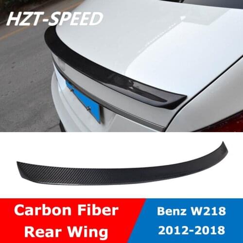 W218 AMG Style Carbon Fiber Material Rear Wing Spoiler For Benz CLS Series CLS260 CLS300 CLS350 CLS320 CLS63 2012-2018