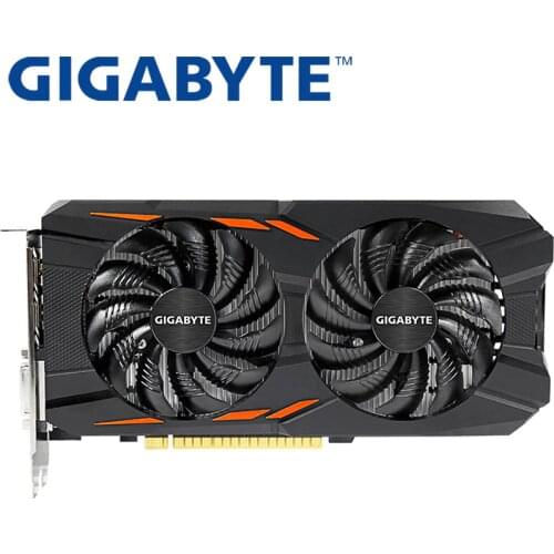 GIGABYTE Graphics Card Original GTX 1050 TI 4GB 128Bit GDDR5 Video Cards for nVIDIA VGA Cards Geforce GTX 1050Ti game Used
