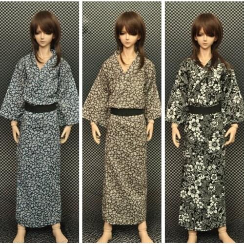 1/6 1/4 1/3 BJD clothes Japanese kimono bathrobe pajamas for BJD/SD YOSD MSD SD13 SSDF ID72 HID strong Uncle doll accessories