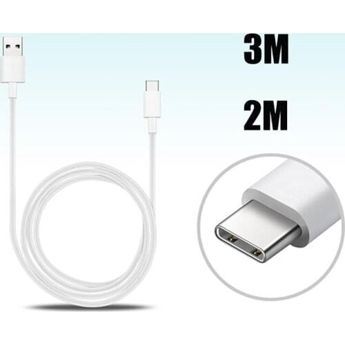 1M 2M 3M Type C Cable For Samsung Galaxy A81 A91 A70 A50 A60 A10 TypeC Charger Phone Charging Cable USB C For Samsung A8 2018