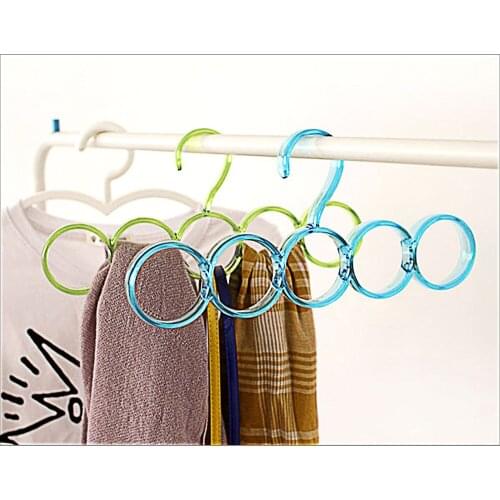 1pcs practical Six location clotheshorse Clothes-horse hanging clothes rack Hook hanger on business travel