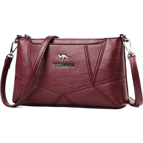 2021 Summer Ladies Flap Crossbody Bags Girls Leather Simple Small Shoulder Bag Casual Fashion Women Messenger Bags Clutch Purses