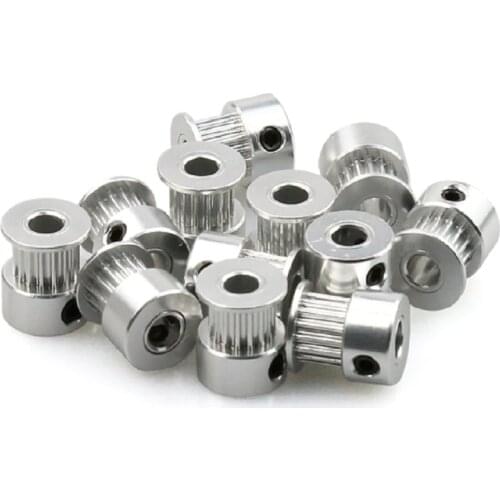 4Pcs/set Anet Quick 3D printer parts Hotend extruder Straight fittings Feeder Teeth Timing Belt PulleyHigh quality