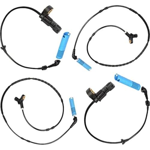 4Pcs Front+Rear Car Wheel Speed Sensor for BMW E46 316 318 320 330 Z4 E85 E86 34526752681 34526752682 34526752683