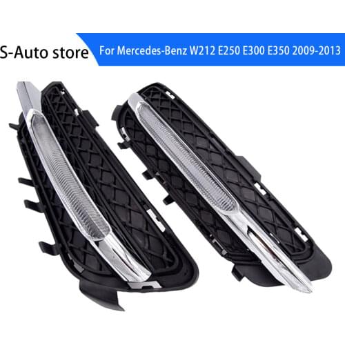 2128851574 2128851674 1 Pair Fit for Mercedes-Benz W212 E250 E300 E350 2009-2013 Car LED Daytime Running Lights DRL Fog Light