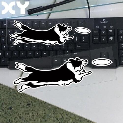 Border Collie Cut Vinyl Decal Car Sticker Truck Car Window decals