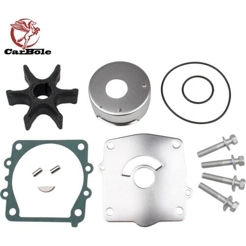 Water Pump Impeller Repair Kit For Yamaha F150-F250HP 61A-W0078-A3-00 Outboard Motor Black 6 Blades Boat Parts & Accessories
