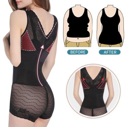 Women Slimming Underwear Shaper Recover Bodysuits Shapewear Waist Corset Girdle Waist Trainer Push Up Vest Tummy Belly Body