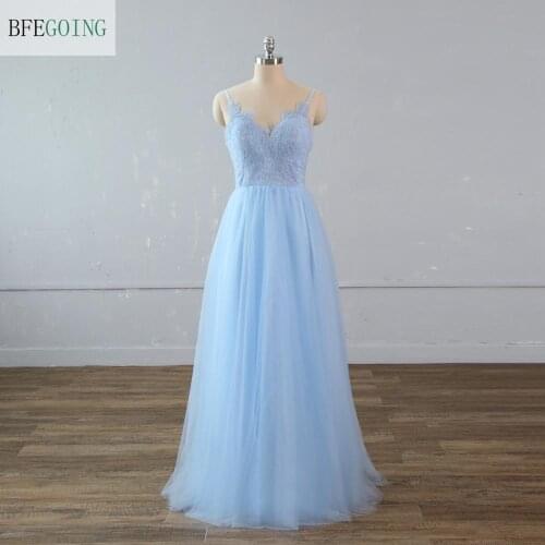 Lace Tulle Sweetheart Spaghetti Straps Bridal gown Floor-Length A-line Wedding dress Custom made