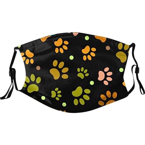 Animal Dog Paw PrintAdult Washable Reusable Pollution Cover s Costume Women men mascarilla Monder Scarf Halloween Cosplay MasK