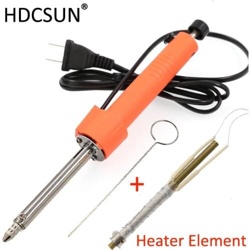 New 30W 220V Electric solder iron Vacuum Solder Sucker Welding Desoldering Pump Iron Gun Color Random