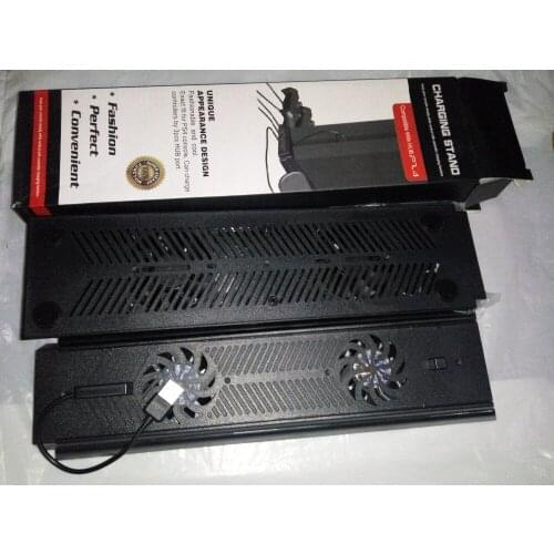 HUB & USB Port Stand Cooling 2 Fan & Charger charging Station for cooler PS4 PlayStation4 Console & Controller