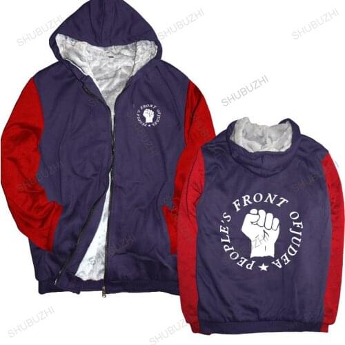 Autumn winter hoodies Peoples Front of Judea Life of Brian jacket 80s Monty Python Joke Vintage warm coat men shubuzhi hoody