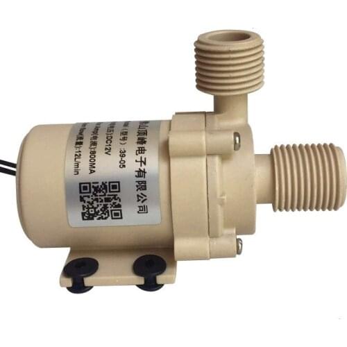 DC 12V/24V,0-110 Degrees Celsius,Brushless circulation pump,Solar/gas/electric hot water heater,pressurized booster Submersible