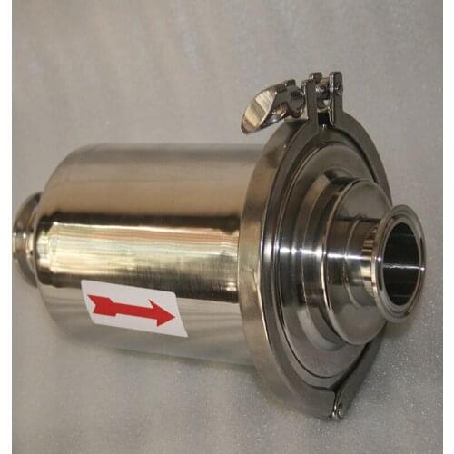 Sanitary 304 Stainless Steel Direct-Through Filter Pp Microporous Filter/pipe Filter /226 Filter Element