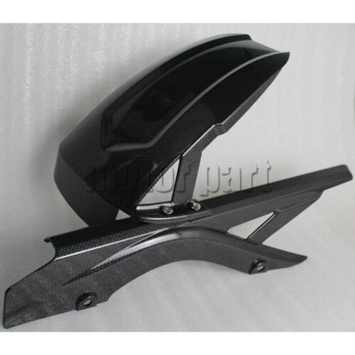 For 2014-2016 Yamaha YZF R25 R3 Motorcycle Rear Fender Dust Mudguard With Chain Guard Fairing Tire Wheel Hugger Protector Carbon