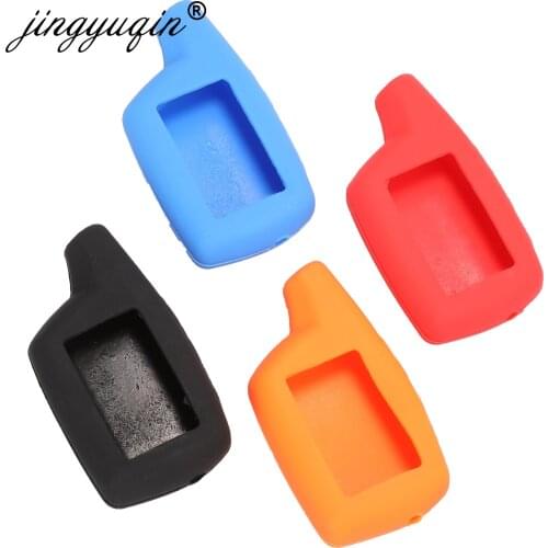 Jingyuqin 30X DXL3000 Silicone Keychain Case For Car Alarm System Pandora DXL3100/3170/3210/3250/3290 LCD Remote Control Trinket