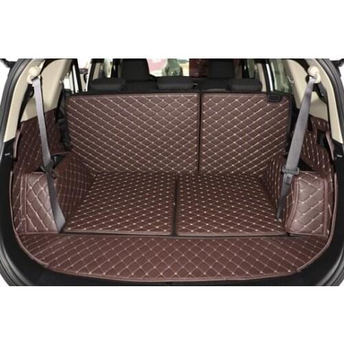 Special trunk mats for KIA Carens 7seats -2013 durable waterproof boot carpets cargo liner mats tyling carvparts