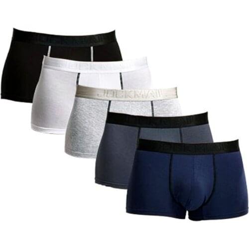 JOCKMAIL Men Modal Soft 5 Pack Men Underwear Boxershort Scrotum Care Capsule Function Youth Health Seoul Convex Separation Boxer