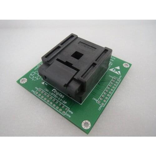 Clamshell FPQ-80-0.4-01 LQFP80/DIP ENPLAS spacing 0.4mm IC Burning seat Adapter testing seat Test Socket test bench