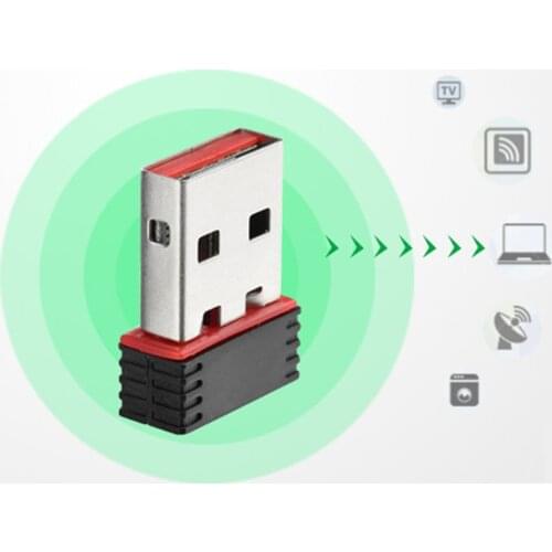 Adaptor High Speed Realtek rtl8188cu USB 150m n No Wire Installation Mini size WiFi Adaptor New Packing LAN 802 MT7601 8188