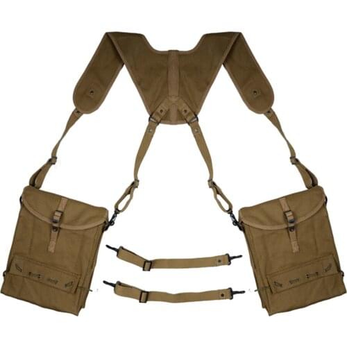 WWII WW2 US Hacksaw Ridge Army Medical Soldier Equipment Set Bag Pouch Belt Strap