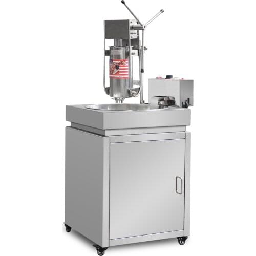 Snack machines electric churros machine with deep fryer for sale