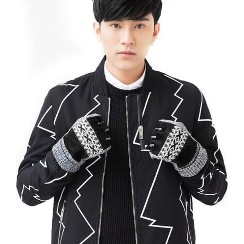 Gloves for Men and Women In Winter Thicken Plus Velvet To Keep Warm and Windproof Cycling Electric Bikes