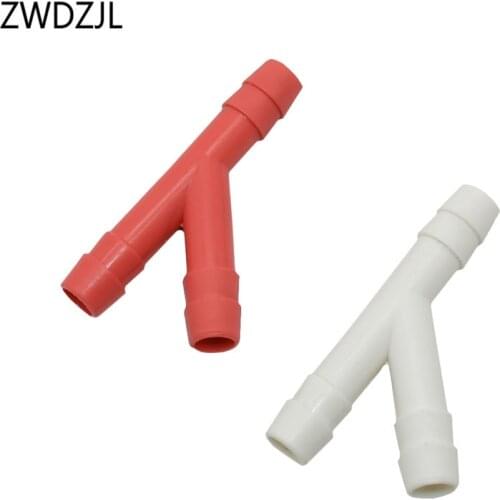 10mm Y Connector water tee water splitter barb joint Breeding drinking fountain oxygen connector 30pcs