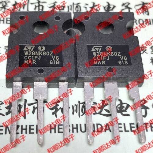 10pcs/lot W28NK60Z STW28NK60Z New stock TO-247 600V 27A