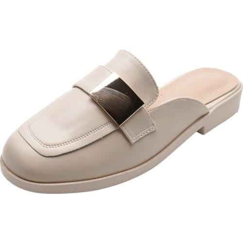 2 Pair Factory wholesale 2021 New Spring Autumn Summer Winter High quality women leather sandals comfortable sandals for women