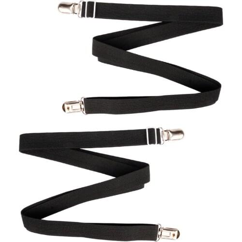 2Pc 1.5M Fastener Tape Bed Mattress Sheet Clips Home Sofa Mat Anti Slip Fixing Straps Tablecloths Quilts Keeping Holder Grippers