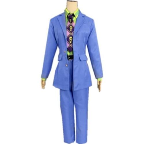 2019 Jojos Bizarre Adventure Kira Yoshikage Cosplay Costume Halloween Christmas Costume