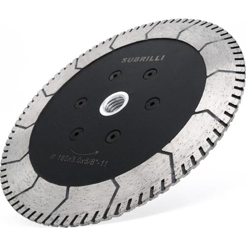 7 Inch 180mm Diamond Cutting Wheel Two Side Design Grinding Disc For Granite Marble Stone Tile Multitool Diamond Tools