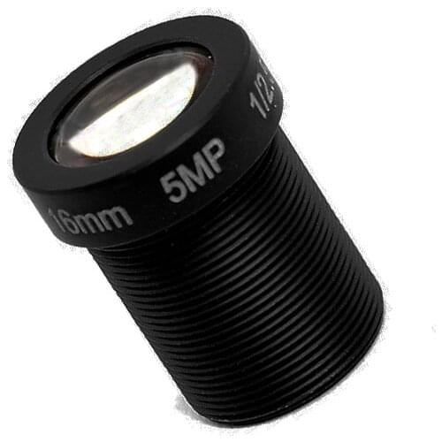 CCTV Camera 16mm Lens 5.0 MegaPixel 20 Degree MTV M12 x 0.5 Mount Infrared Night Vision Lens For CCTV Camera