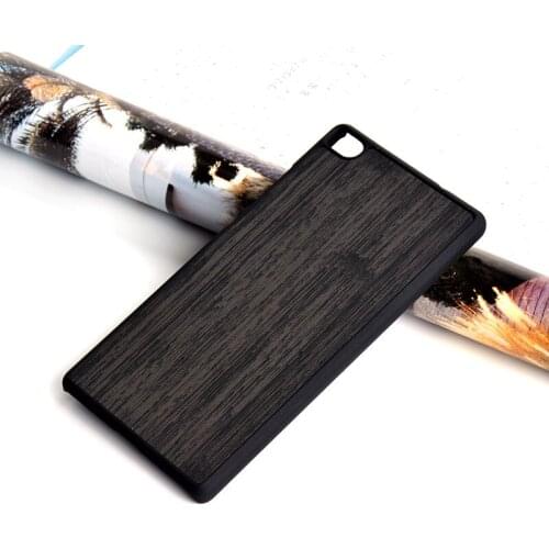 For huawei P8 case 5.0" wood Bamboo pattern leather skin hard plastic Vintage cover phone cases for huawei P8 funda coque