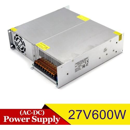 Single Output Power Driver DC 27V 600 watt industrial switching power supply AC DC27V PSU For Lighting CNC CCTV