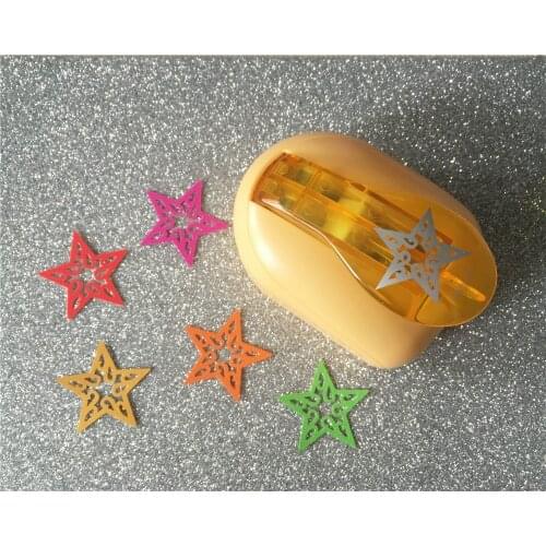 Jef Large Size Shaper Lucky Star Punch Craft Scrapbooking Paper Puncher Children DIY Tools Scrapbooking Punches