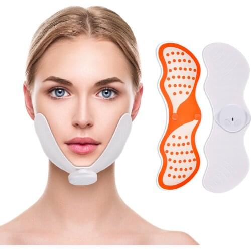 10 Levels EMS Slimming Face Lifting Jaw Exerciser TENS Electrotherapy Electronic Pulse Massager Reduce Double Chin V Face