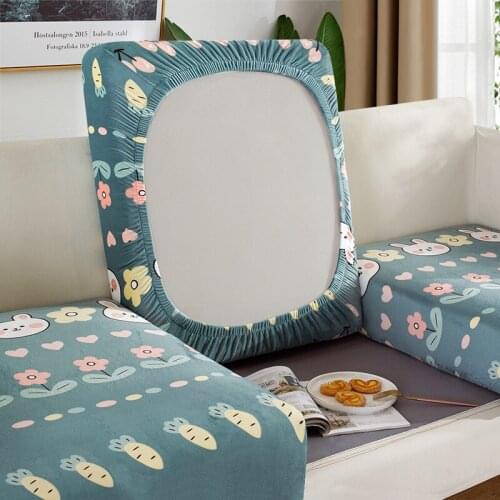 Cartoon Stretch Sofa Seat Cushion Cover Sofa Covers for Living Room Removable Elastic Seat Chair Cover Furniture Protector