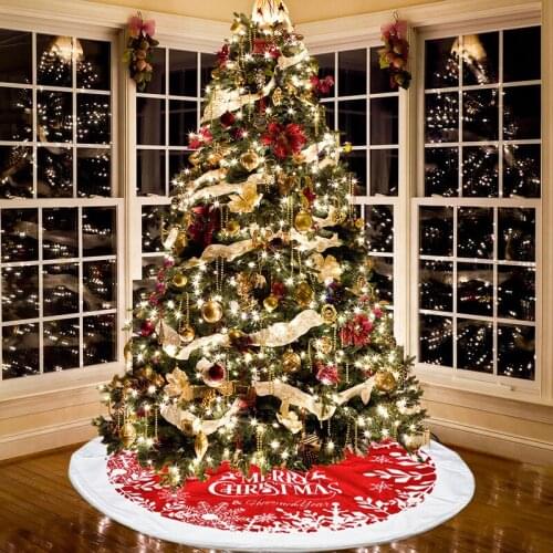 Christmas Tree Floor Cover Trees Skirt Christmas Decoration Xmas Tree Sweater New Year Supplies Wedding Decor