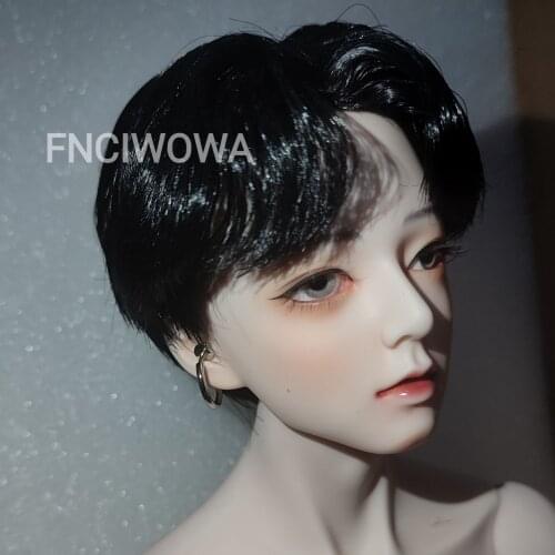 1/3 1/4 1/6 BJD Doll Wig Jeon Jung Kook Jaeii Hair Jung Kook Custom Made Realistic Idol Short Wig Collection Male Custom Color